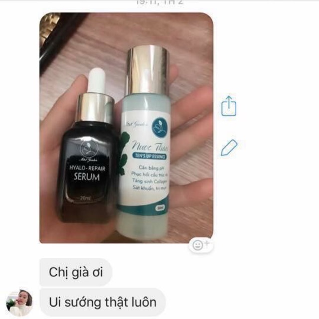 Hyalo Repair Serum se khít lcl, dưỡng da, tái tạo da