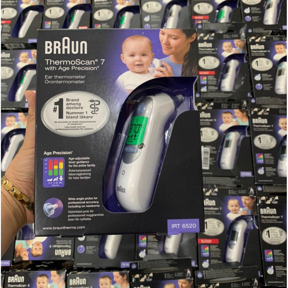 [Hàng chính hãng]Đo nhiệt độ tai Braun Thermo Scan 7