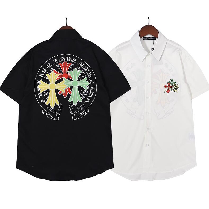 Áo Sơ Mi Cotton Tay Dài In Hoạ Tiết Đơn Giản Trẻ Trung Thời Trang Unisex