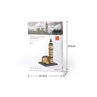 Lắp ráp Architecture - Wange 4211 ( Xếp hình công trình big ben LonDon 891 chi tiết)