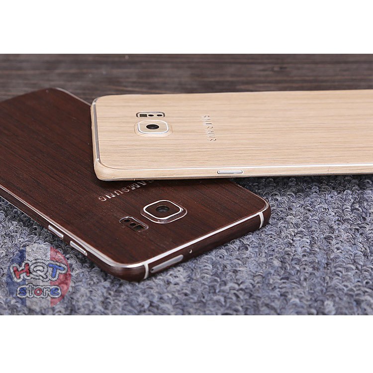 Dán Skin Full Body decal vân gỗ cho S7 Edge / S7 / Note 5 / S6 Edge Plus