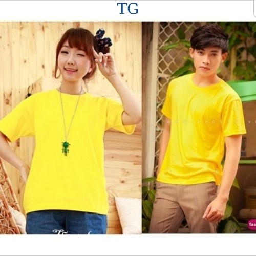 Áo Thun Nam Tay Ngắn Trắng - Vàng Trơn Cao Cấp Phong Cách Trẻ Trung Thời Trang TG | BigBuy360 - bigbuy360.vn