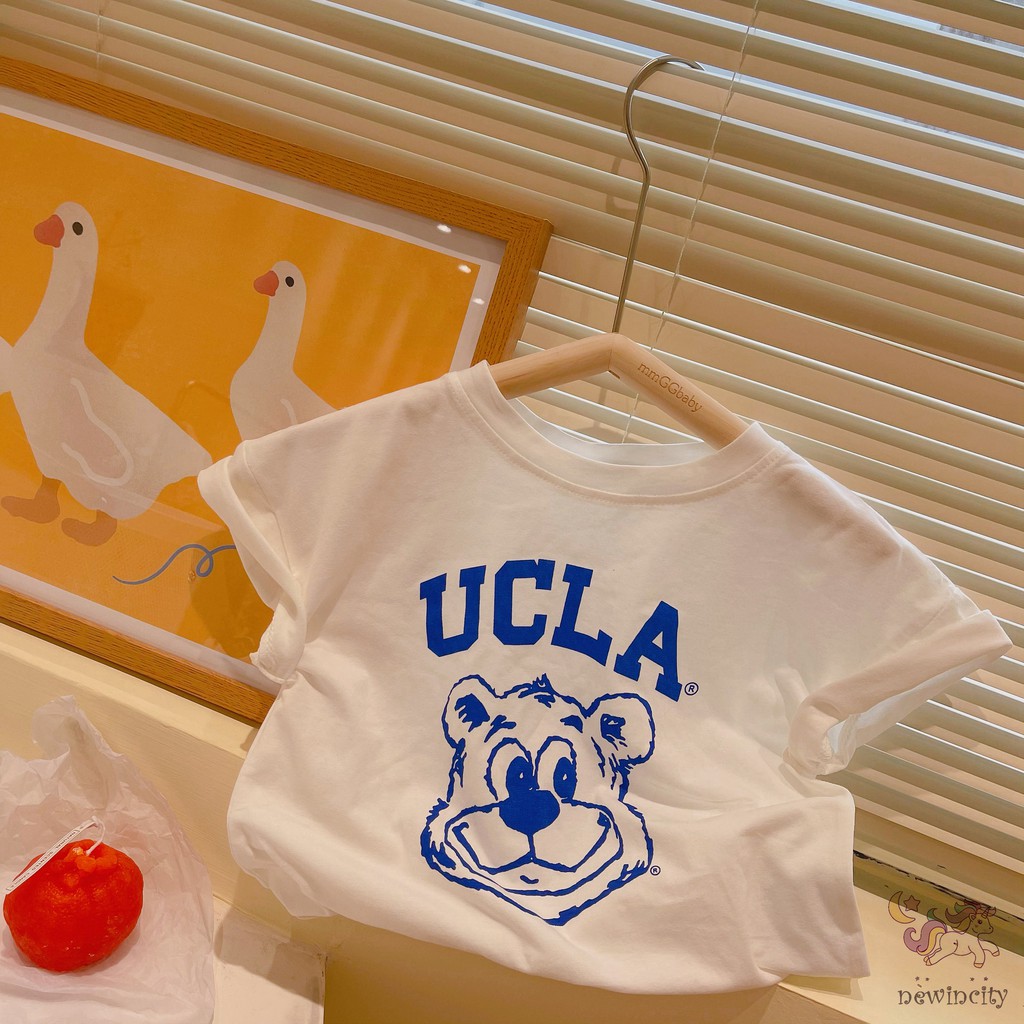 Áo thun ngắn tay họa tiết hoạt hình và quần short thời trang hàn quốc dành cho bé