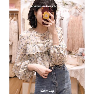 Áo sơ mi kiểu - áo sơ mi hoa - size sml