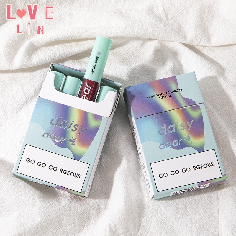 (Hàng Mới Về) Set 4 Thỏi Son Môi Dưỡng Ẩm Thiết Kế Hình Điếu Thuốc Độc Đáo | BigBuy360 - bigbuy360.vn