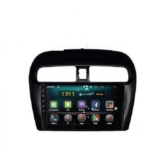 Mặt dưỡng kèm dây nguồn zin màn hình android cho xe mitsubishi attrage