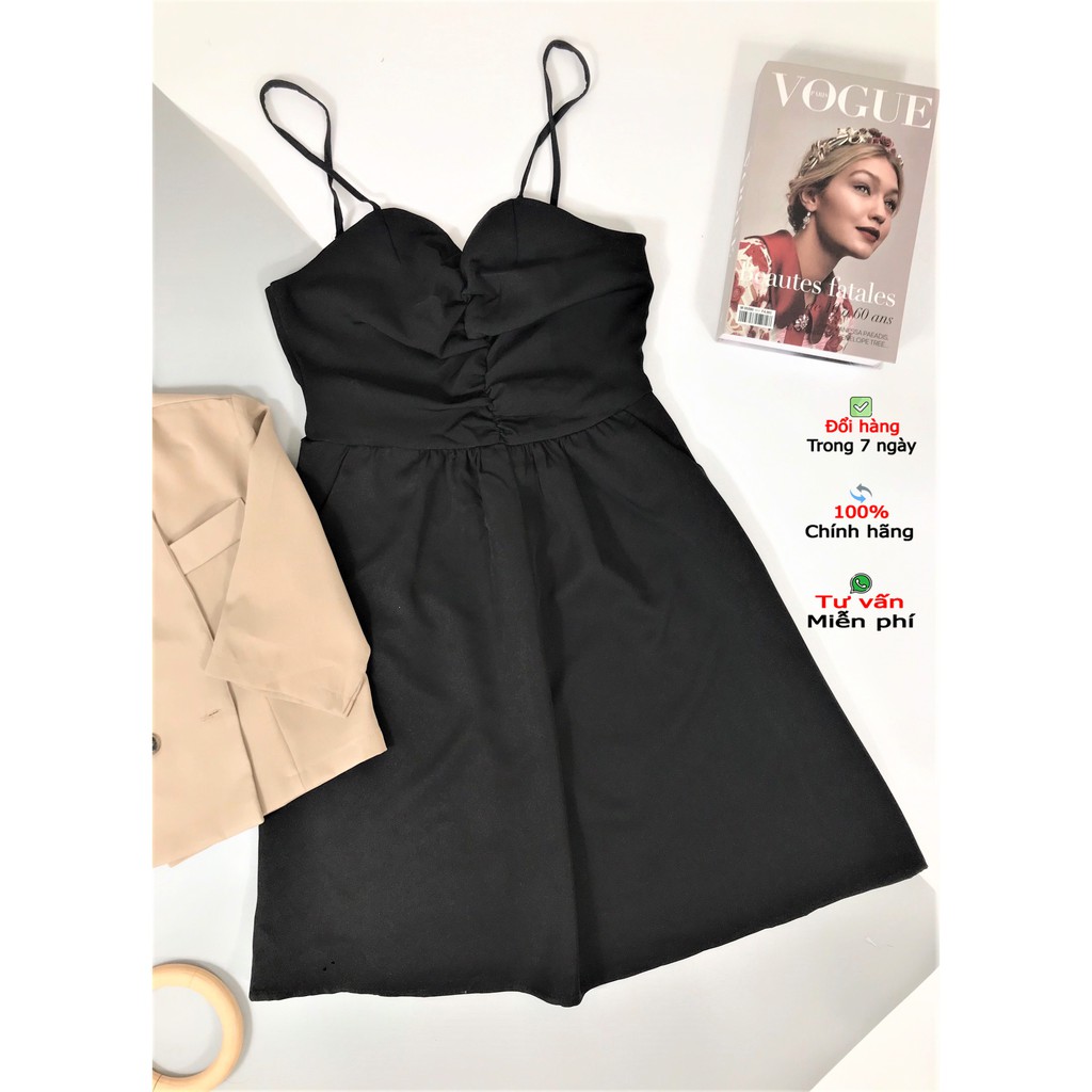 Đầm Bigsize 2 dây  DA0002 Tú Mỡ - Đủ size từ 50-85KG