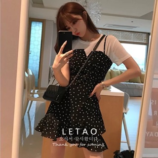 Set váy chấm bi