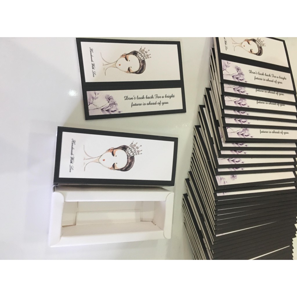 Hộp rỗng đựng son môi handmade