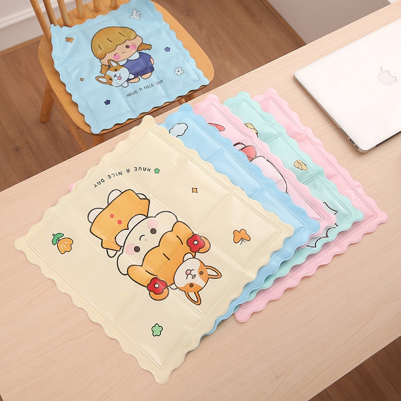 Nệm nước lót ghế văn phòng 36x36cm, miếng lót ghế ngồi, lót máy vi tính đa năng mát lạnh