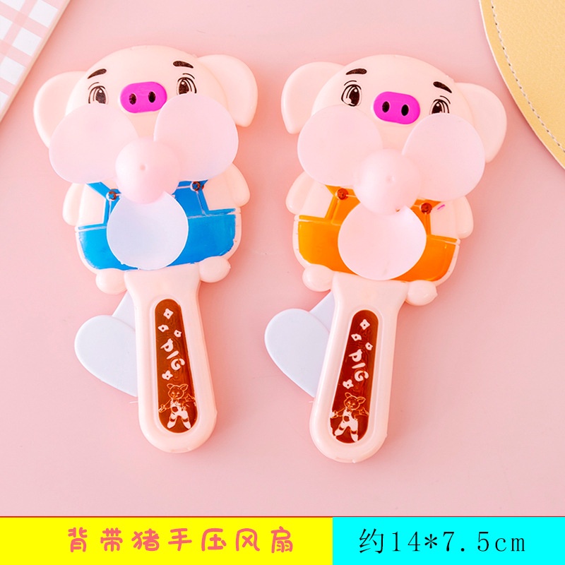 Quạt bóp cầm tay mini hoạ tiết hoạt hình dễ thương