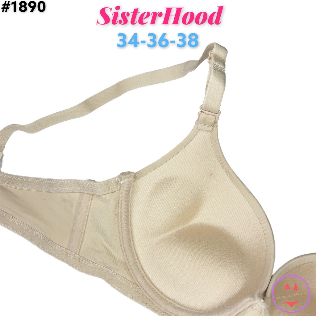 Áo ngực Thái Lan SisterHood trơn mịn mút kép nâng đẩy ngực, form áo cực đẹp thích hợp mặc áo dài