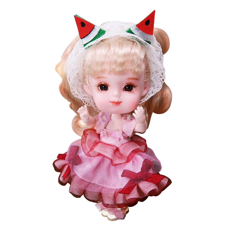 Mô hình búp bê Barbie Fairy Series BJD 14cm dễ thương