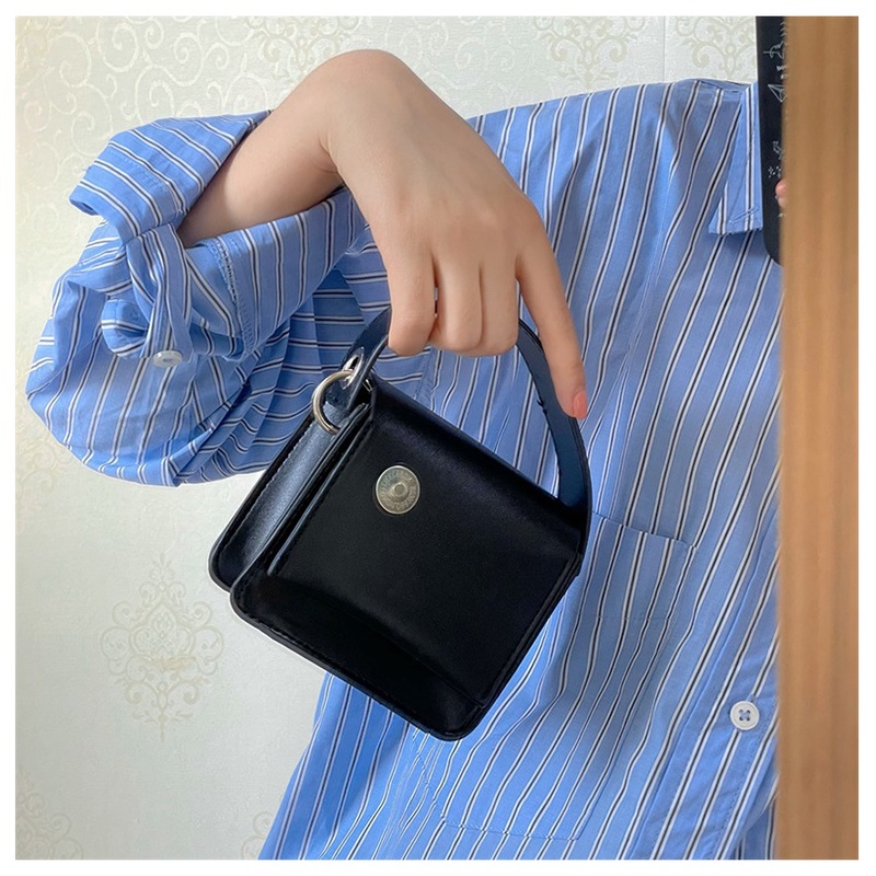 Túi Đeo Chéo mini Phối Dây Đeo Sợi Xích Thời Trang Sang Trọng Cho Nữ