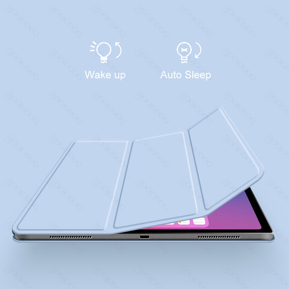 Bao da bảo vệ máy tính bảng GOOJODOQ thiết kế có vỏ bảo vệ camera thích hợp cho Ipad Pro 11 12.9 2020 2018