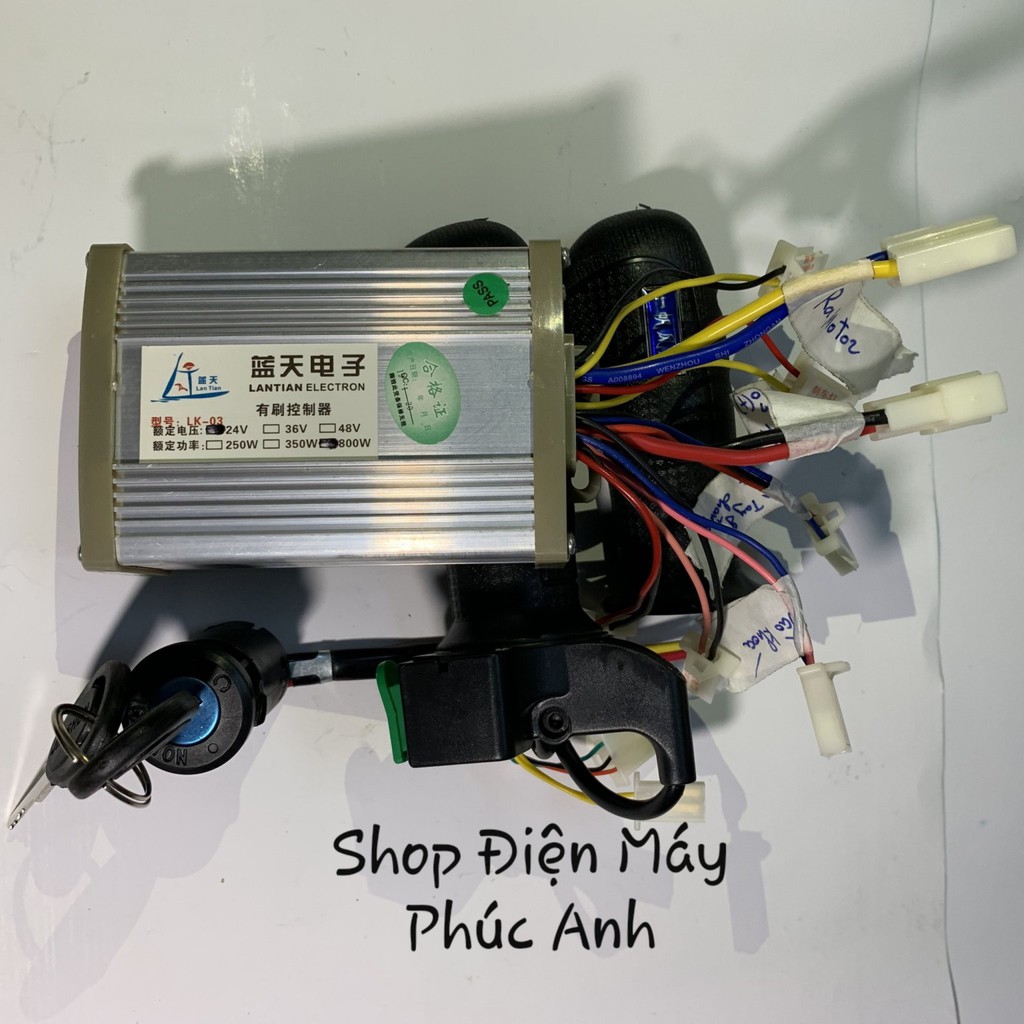 Bộ điều khiển tốc độ motor DC 24v 800  tay ga