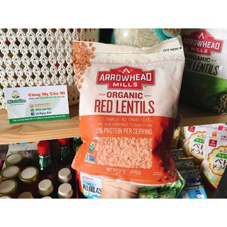 Đậu lăng đỏ hữu cơ ARROWHEAD MILLS 454g