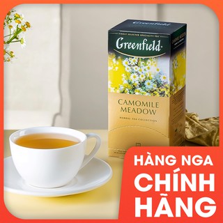 Trà Nhập Khẩu Nga - Trà Thảo Mộc Greenfield Camomile Meadow Vị Hoa Cúc - HSD: 24 tháng