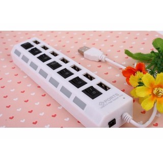 Hub chia USB 7 cổng có công tắc