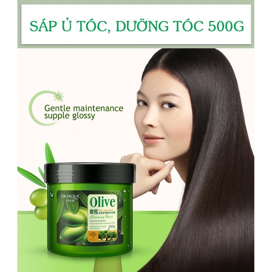 BỘ DẦU GỘI DẦU XẢ DẦU Ủ DƯỠNG TÓC OLIVE CỦA BIOAQUA