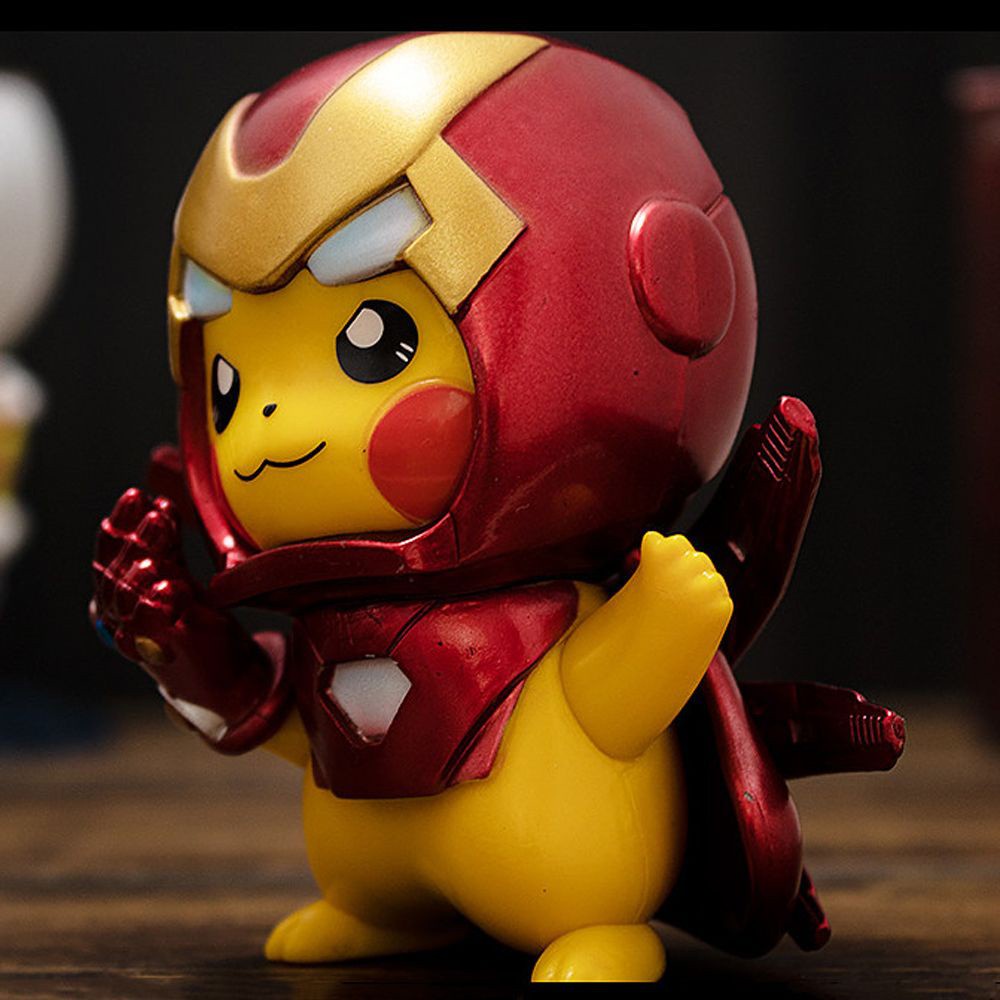 Mô Hình Pikachu Hóa Trang Nhân Vật Người Sắt Trong Phim Avengers