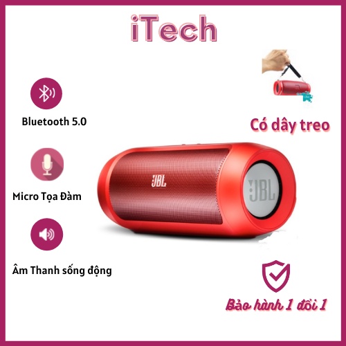 Loa Bluetooth Mini JBL Charge 3++ Chính Hãng - Bass Mạnh - Cắm Thẻ Nhớ Và USB - Kết Nối Dễ Dàng