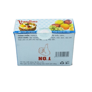 BỘT VANI - Vianco - Hộp 100 ống - Nguyên liệu nhập từ Pháp