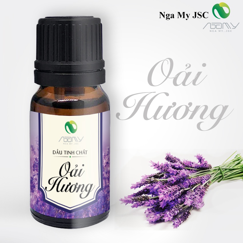 Tinh Dầu  Oải Hương Nga My Lavender Essential Oill Giúp Thơm Phòng, Tinh Thần Hứng khởi