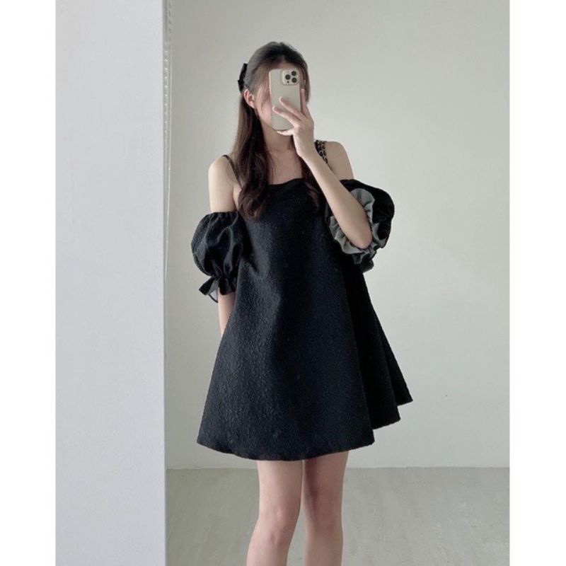 💢💢Áo trễ vai hoa bánh bèo xinhh xỉuuu❤❤❤