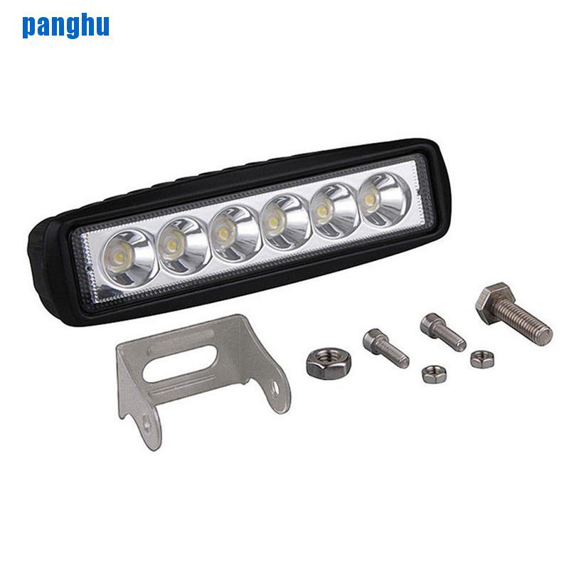 (Hàng Mới Về) Thanh Đèn Led 18w 6000k Ánh Sáng Trắng Chất Lượng Cao Cho Xe Hơi