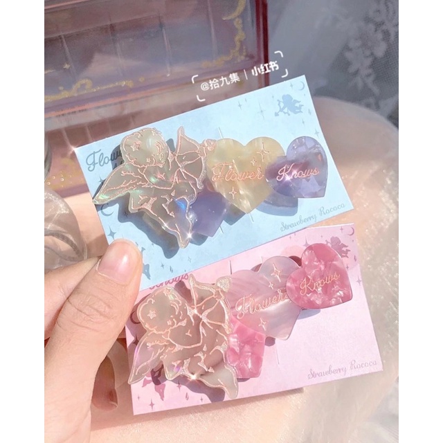 Gương cầm tay Flower Knows Swan ballet