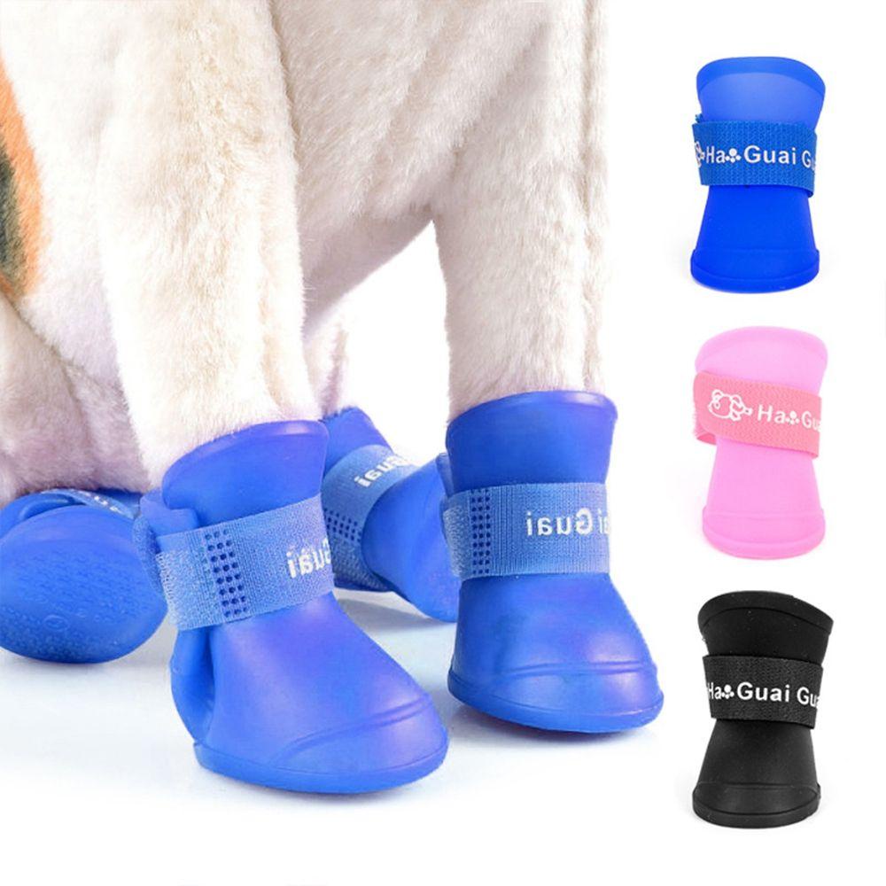 Giày Đi Mưa Chống Trượt Chống Thấm Nước Cho Thú Cưng Size S / M / L