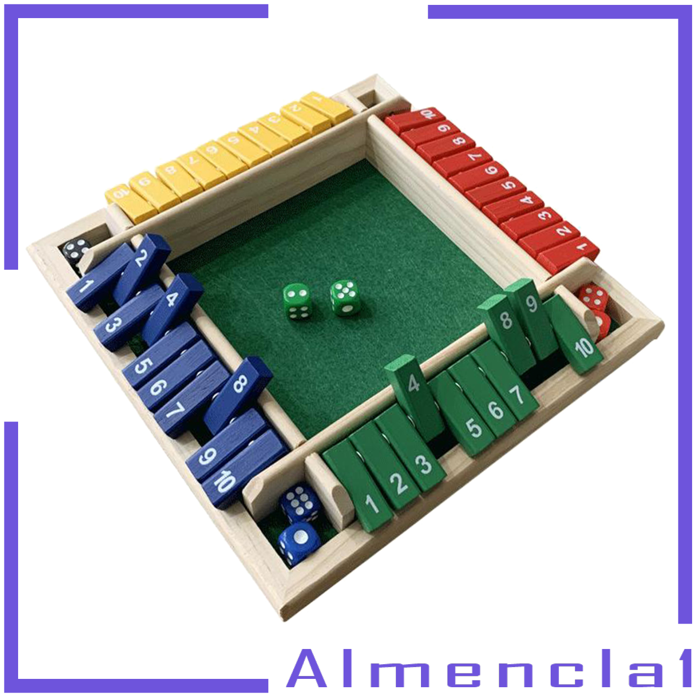 Bộ Trò Chơi Board Game Gia Đình Almencla1 Bằng Gỗ