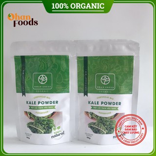 Bột Kale Cao Cấp,Bổ Sung Vitamin,Ăn Dặm Cho Trẻ,Bột Cải Xoăn Kale Ohan Green Hữu Cơ, Freeship