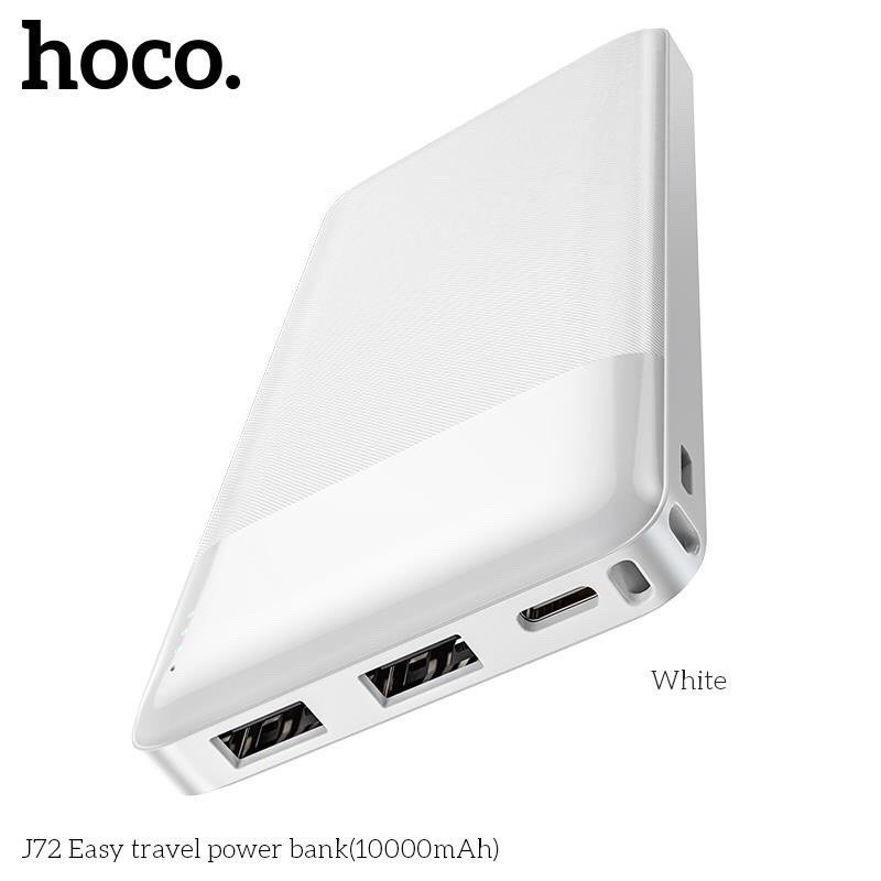 PIN SẠC DỰ PHÒNG POLYMER A+2 USB 2.0A 10000MAH HOCO J52-LED SIÊU MỎNG SẠC NHANH CHO IPHONE IP Huawei Samsung Oppo Realme