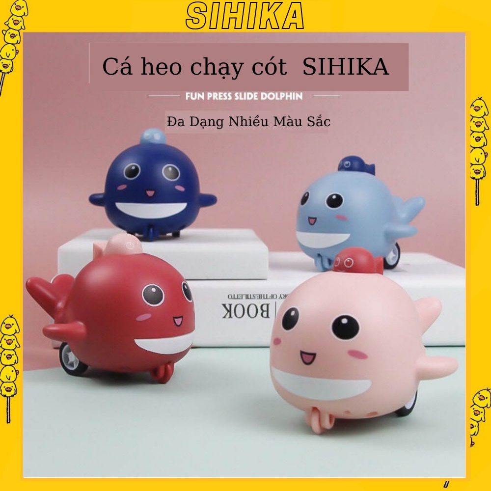 Đồ chơi cho bé mô hình cá heo con SIHIKA dễ thương đáng yêu XB802