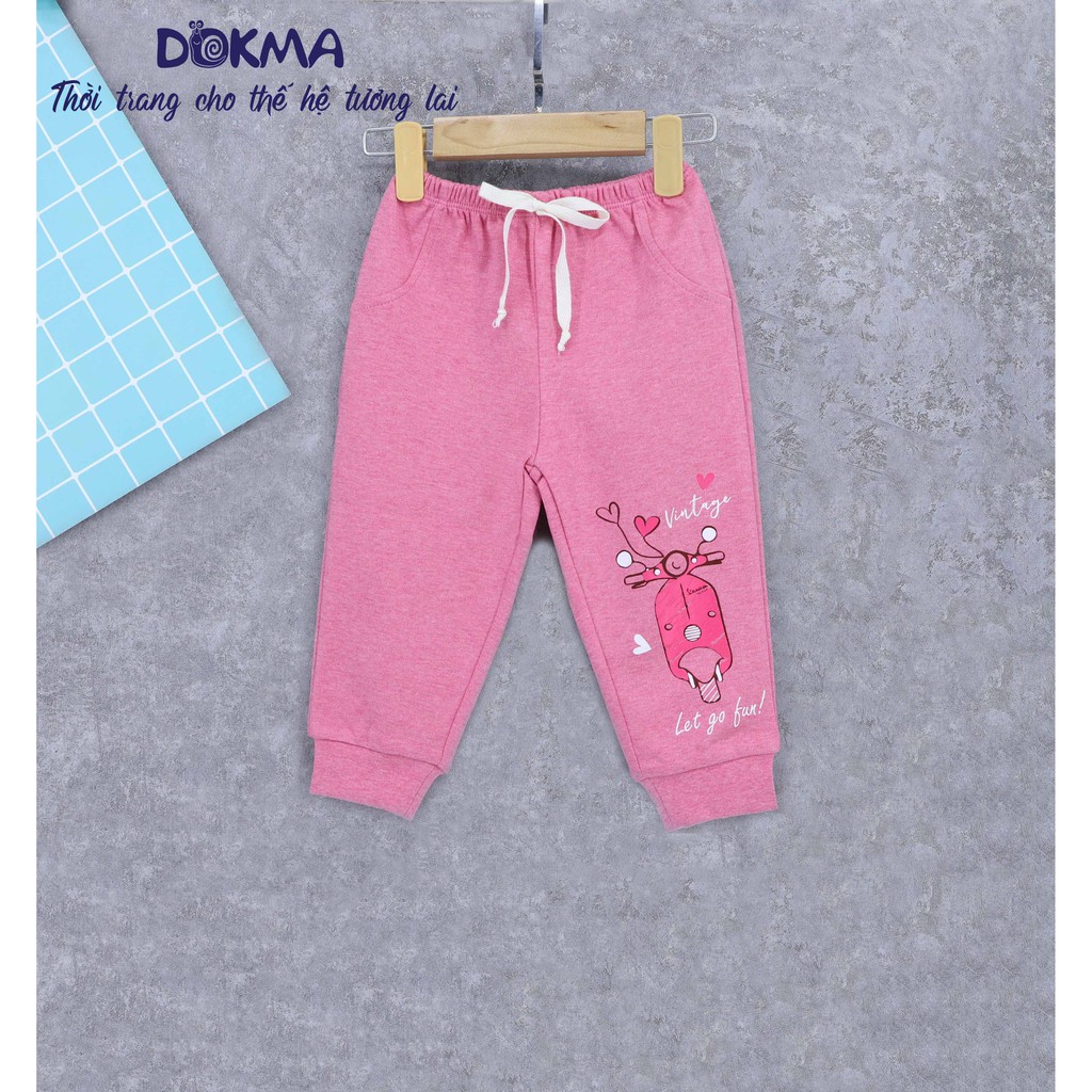 DMQ224 Quần dài bo gấu Dokma (1-5T)