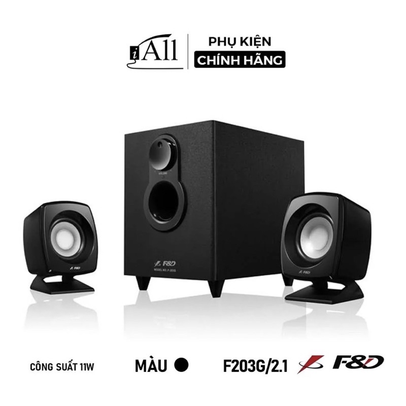 Loa máy tính bluetooth F&D F203G 2.1 dàn âm thanh phát nhạc cho mọi thiết bị - iAll Store