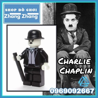 Xếp hình mô hình hề Xác Lơ Charlie Chaplin nhỏ Minifigures hãng WM201