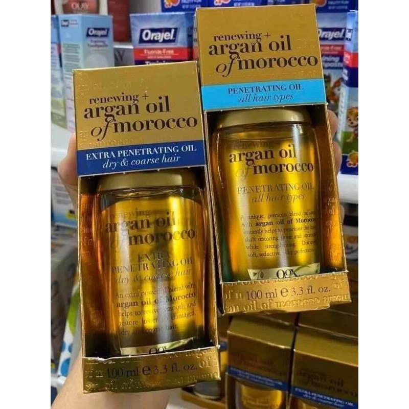 Hàng xách tay Mỹ - Tinh dầu dưỡng tóc OGX Renewing Argan Oil of Morocco
