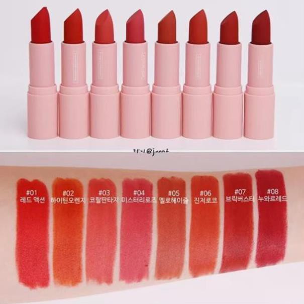 ✅ (HÀNG CHUẨN AUTHENTIC) Son Thỏi Lì, Siêu Mịn Lilybyred Mood Cinema Matte Ending