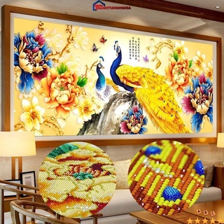 Tranh đính đá công gia hòa vạn sự hưng 1m82 x 73cm