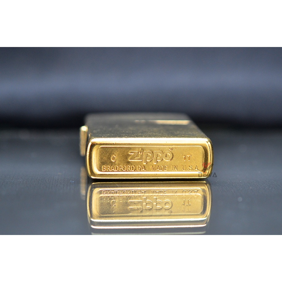 Zịppo xịn USA - Bật-lửa Zịppo mỹ đồng xước bụi Gold dust Z13