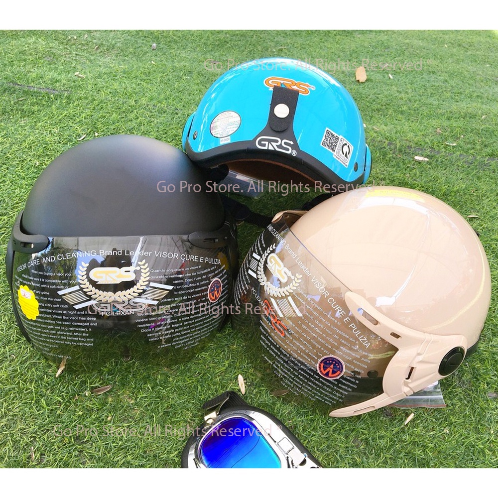 [CHÍNH HÃNG] Mũ Bảo Hiểm GRS A33K Chuẩn Quatest