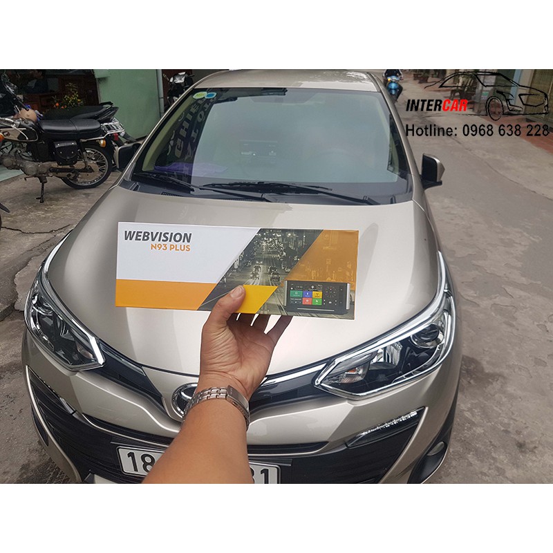 Lắp camera hành trình webvision  N93 Plus xe Toyota Vios 2019