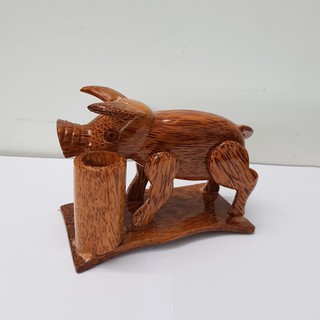 Cắm bút gỗ dừa ( 12 con giáp)