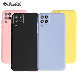 Ốp điện thoại silicon TPU mềm siêu mảnh màu tròn dành cho Samsung Galaxy A22 A225F SM-A225F A 22 4G