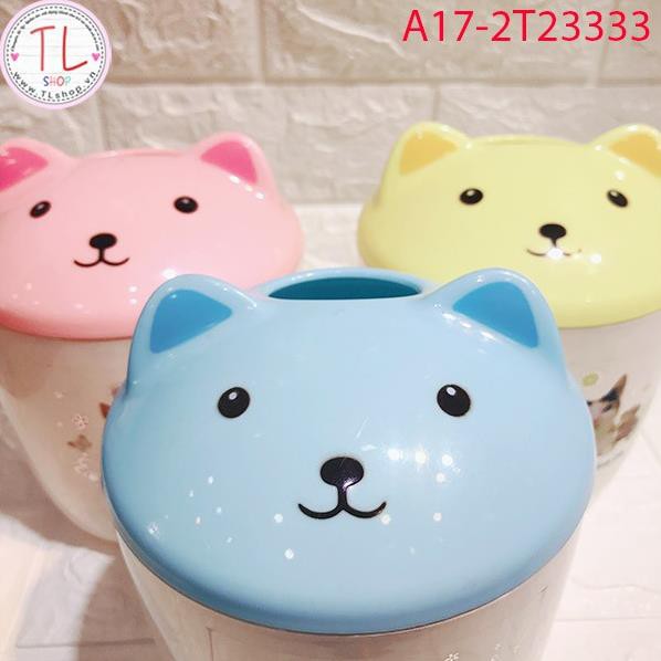 Hộp đựng khăn giấy hình chú gấu đáng yêu