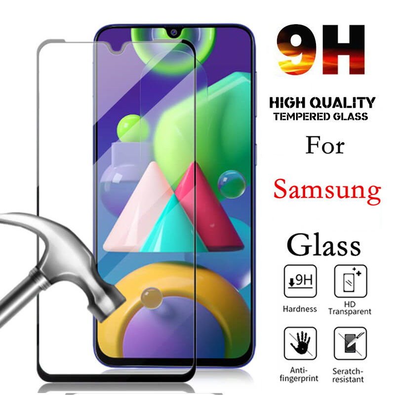 Miếng dán kính cường lực bảo vệ màn hình cho Samsung Galaxy Note 20 Note 10 S10 Lite M51 M31S M31 M30 M40 M01