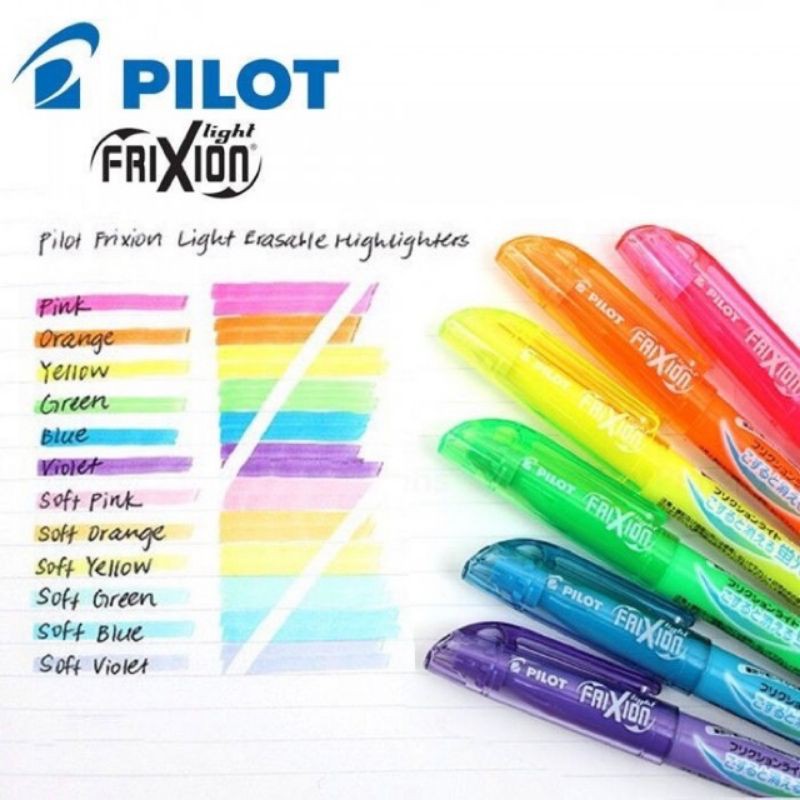 BÚT DẠ QUANG TẨY XÓA ĐƯỢC - PILOT FRIXION LIGHT